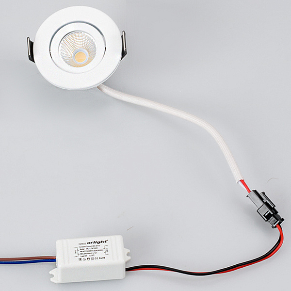 Светодиодный светильник LTM-R50WH 5W Day White 25deg (Arlight, IP40 Металл, 3 года) Lednikoff
