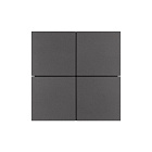 INTELLIGENT ARLIGHT Кнопочная панель KNX-304-23-IN Black (BUS, Frameless) (IARL, IP20 Металл, 2 года) Lednikoff